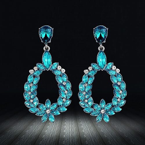 LukGud Jewellery for women Valentine Collection Crystal Earings Earrings for Girls and Women