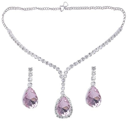 LukGud Necklace Set for Women with Earrings | Fancy Jewelry Set for Women