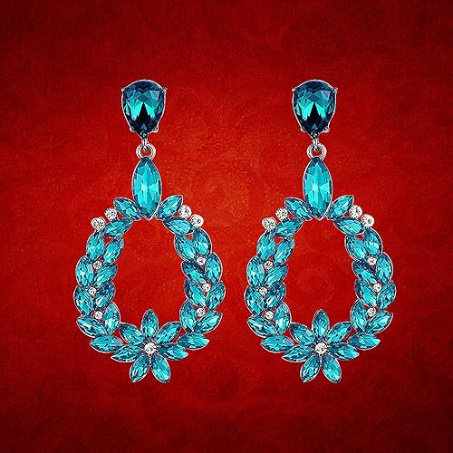 LukGud Jewellery for women Valentine Collection Crystal Earings Earrings for Girls and Women