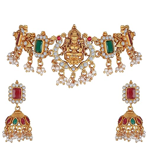 LukGud Festive Wedding Party Necklace | 22k Gold Plated | Just Like Original Gold Jewellery