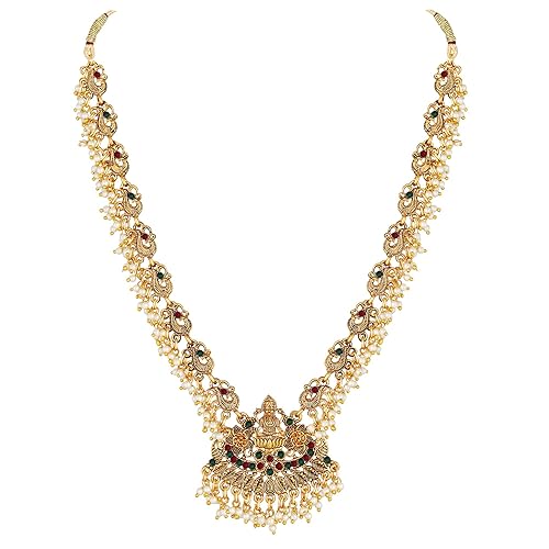 LukGud Festive Wedding Party Necklace | 22k Gold Plated | Just Like Original Gold Jewellery