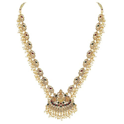 LukGud Festive Wedding Party Necklace | 22k Gold Plated | Just Like Original Gold Jewellery