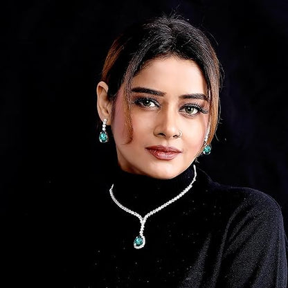 LukGud Necklace Set for Women with Earrings | Fancy Jewelry Set for Women