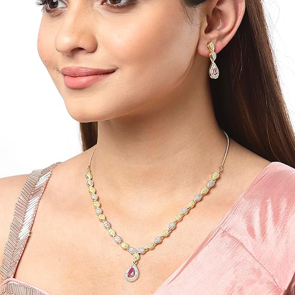 LukGud  American Diamond Jewellery for Women and Girl