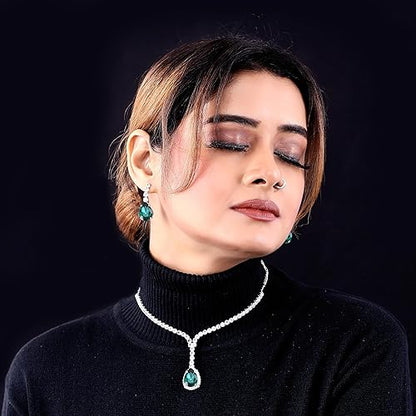 LukGud Necklace Set for Women with Earrings | Fancy Jewelry Set for Women
