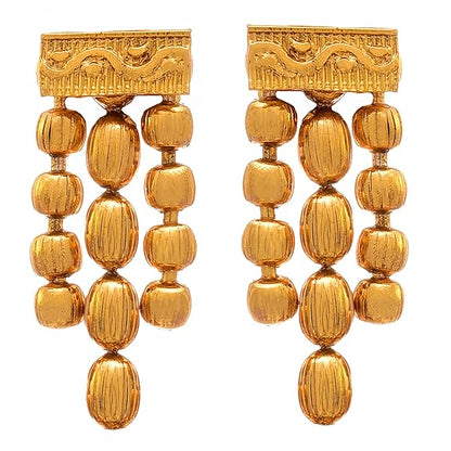 LukGud Jewellery for Less Gold Plated Necklace & Earrings Set for Women