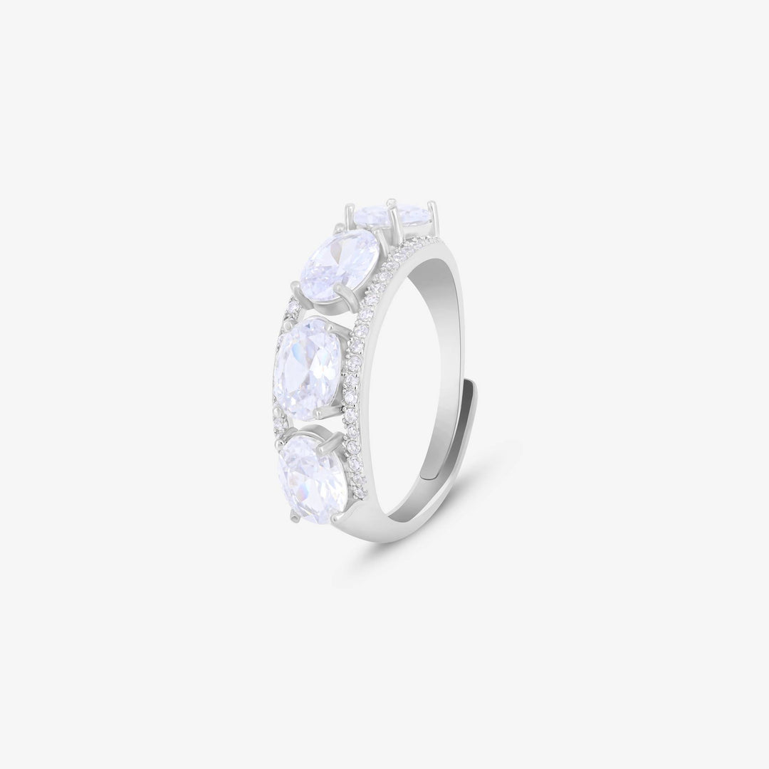 LukGud Sparkling Quartet Cz Ring (Free Size)