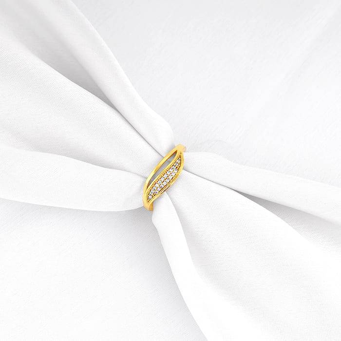 LukGud 925 Silver Golden Daze Ring, Adjustable Gifts For Women And Girls