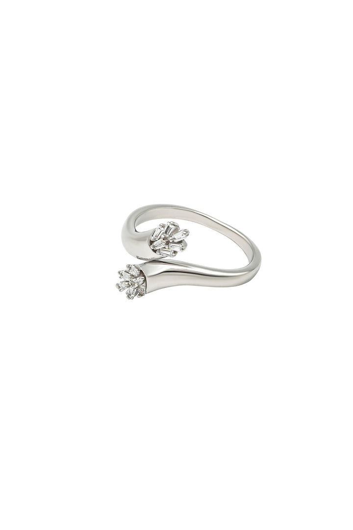 LukGud Silberry 925 Sterling Silver Graceful Ring (Adjustable)